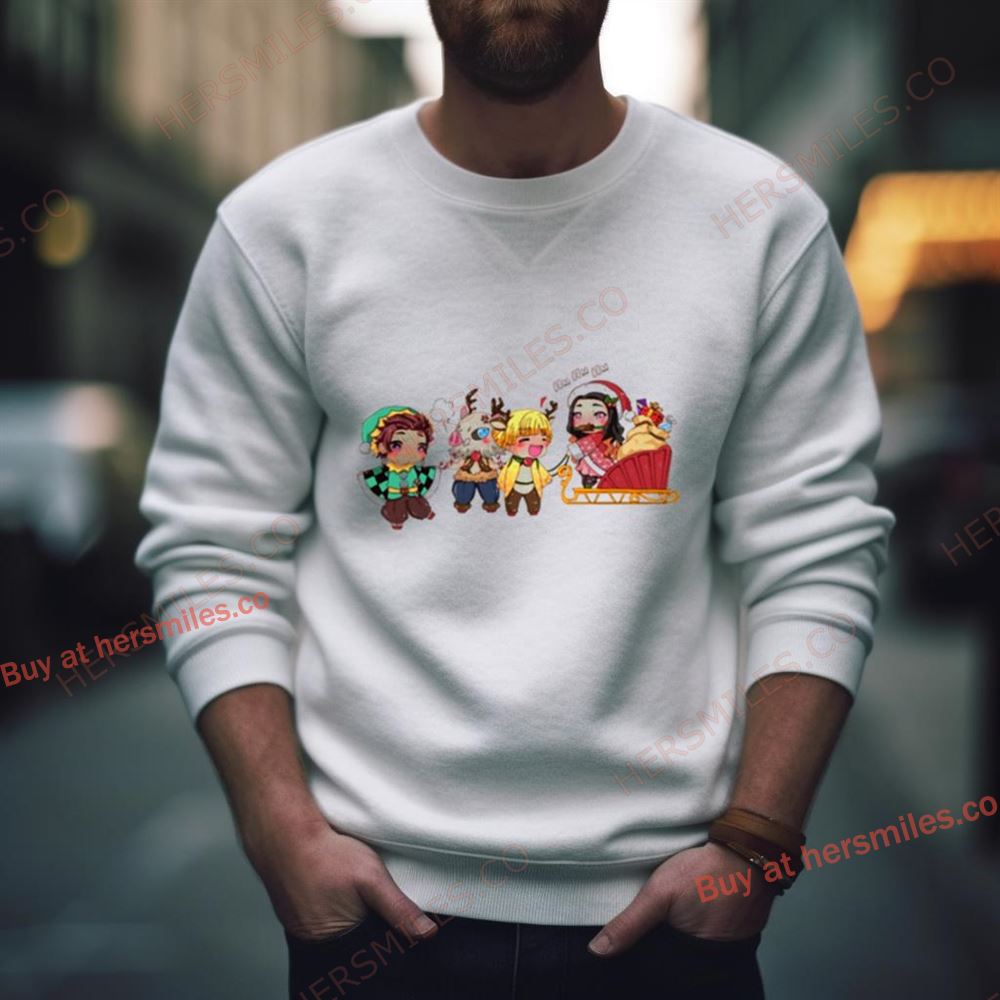 Demon Slayer Holiday Christmas Chibi Shirt