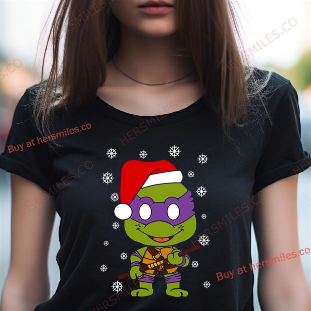 Donatello Christmas Ninja Turtle Shirt Donatello Christmas Ninja Turtle Shirt
