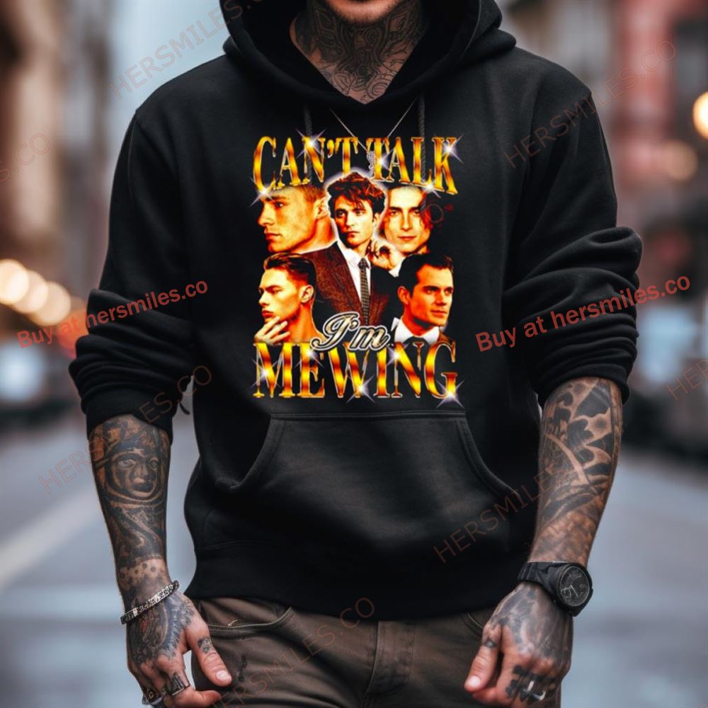 Edward Cullen Can'T Talk I'M Mewing Shirt Edward Cullen Can'T Talk I'M Mewing Shirt