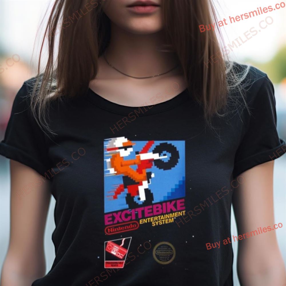 Excitebike Entertainment System Shirt Excitebike Entertainment System Shirt