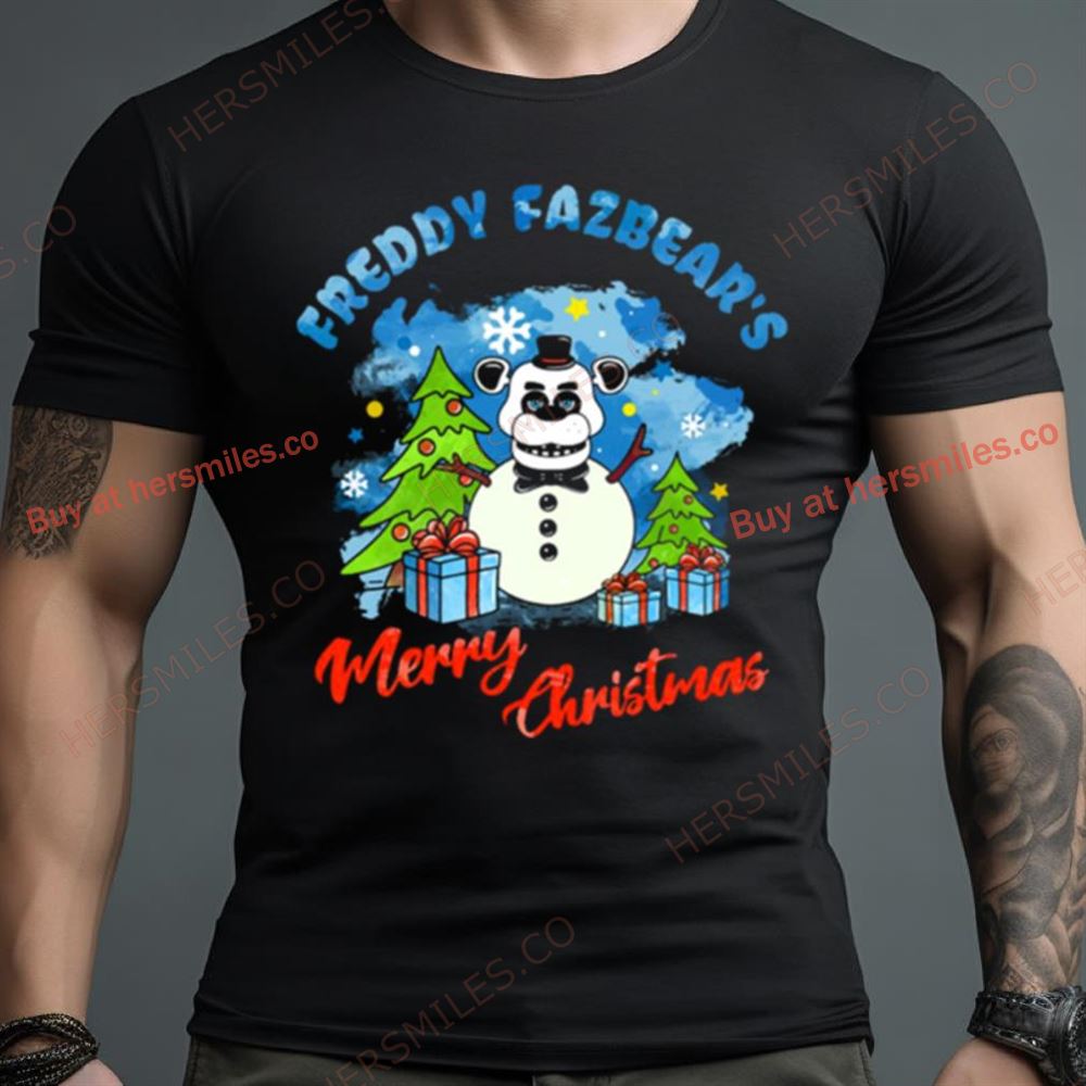 Freddy Fazbear Merry Christmas Five Night At Freddy’ Christmas Shirt