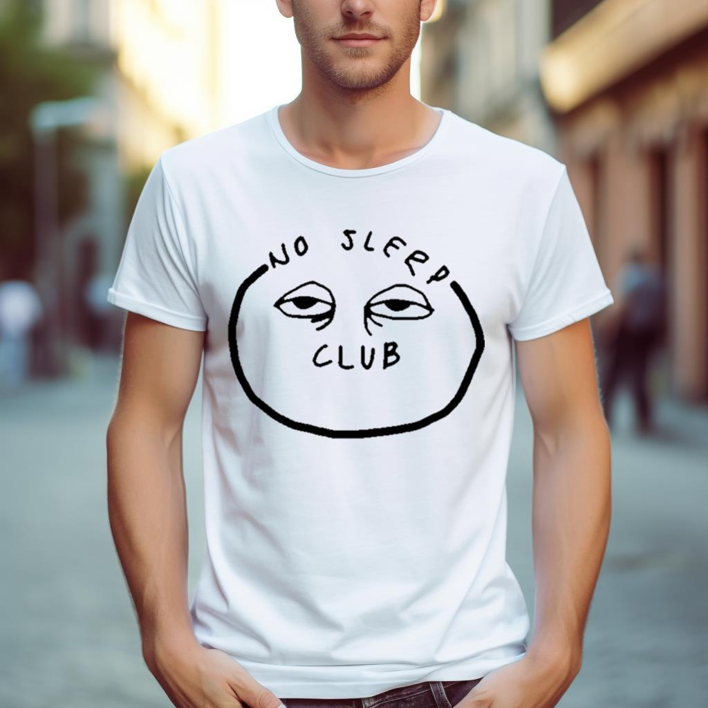Funny Face No Sleep Club Shirt