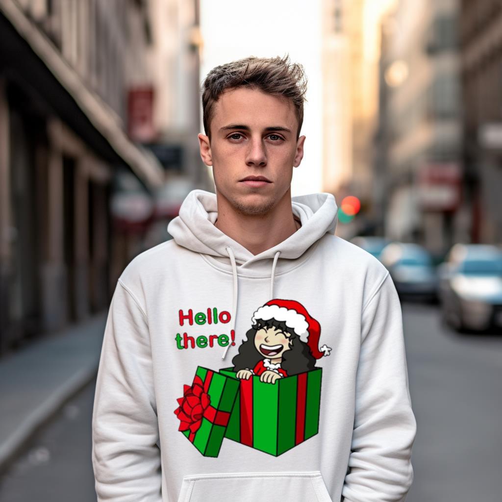Girl Santa Gift Hello There Shirt Girl Santa Gift Hello There Shirt