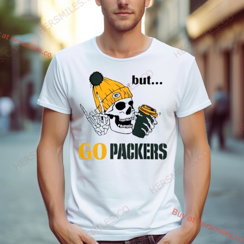 Green Bay Packers Skeleton Dead Inside But Packers Logo Christmas Shirt