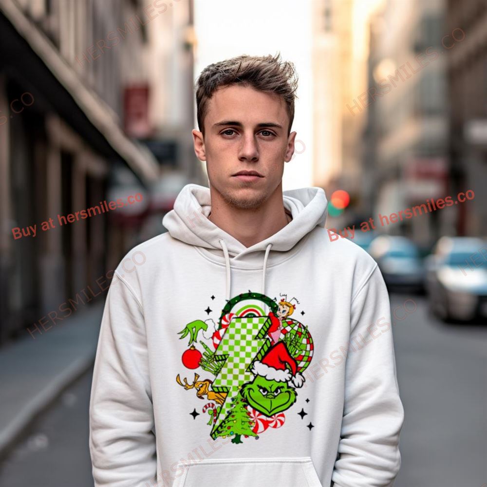 Grinch Friends Lightning Bolt Shirt Grinch Friends Lightning Bolt Shirt