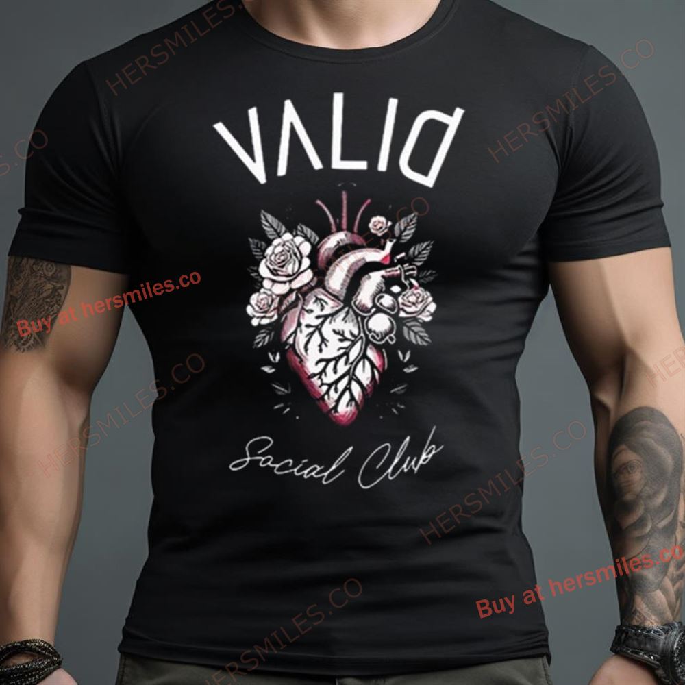 Heart Swoop Valid Social Club Shirt