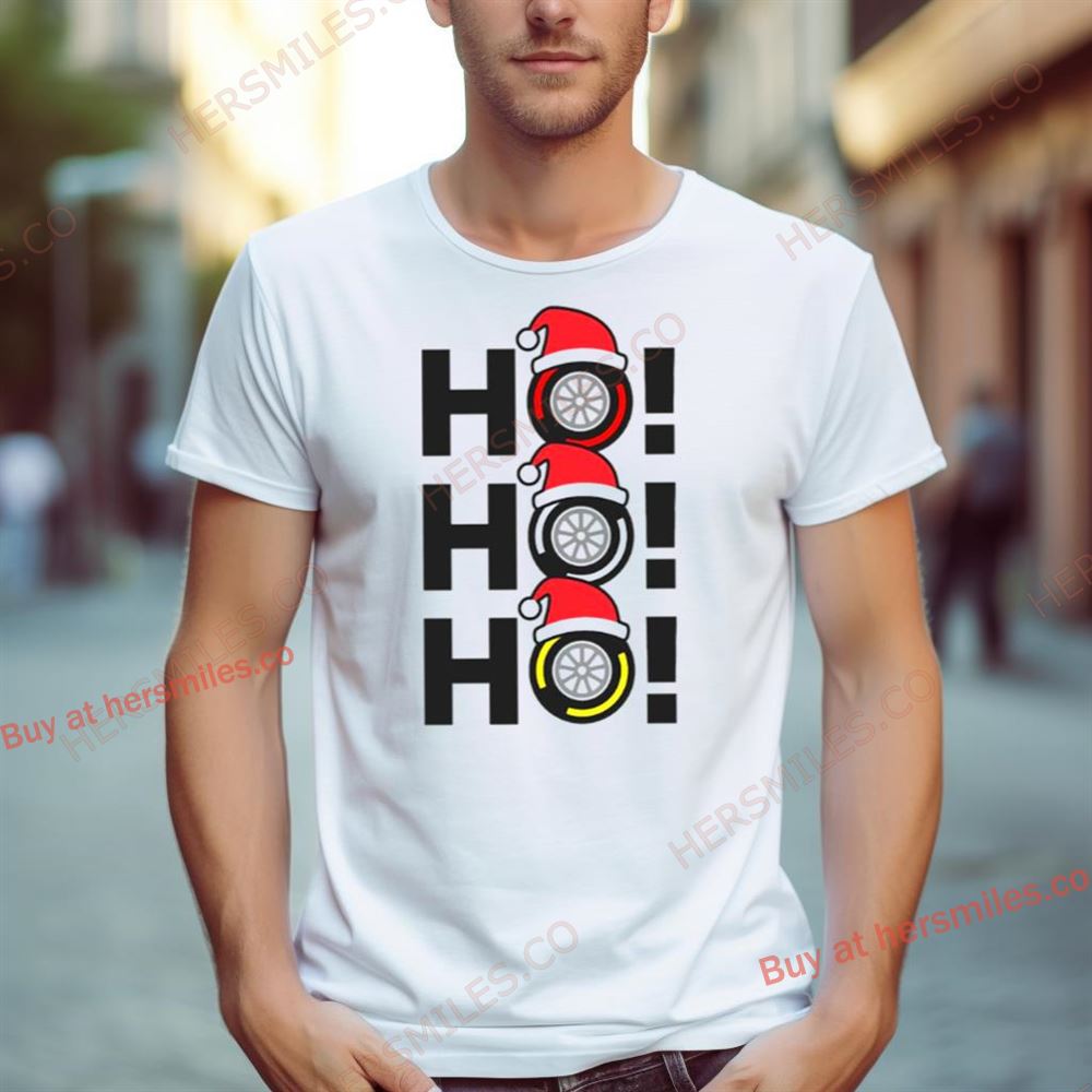 Ho Ho Ho F1 Tyre Compound Christmas Hat Shirt