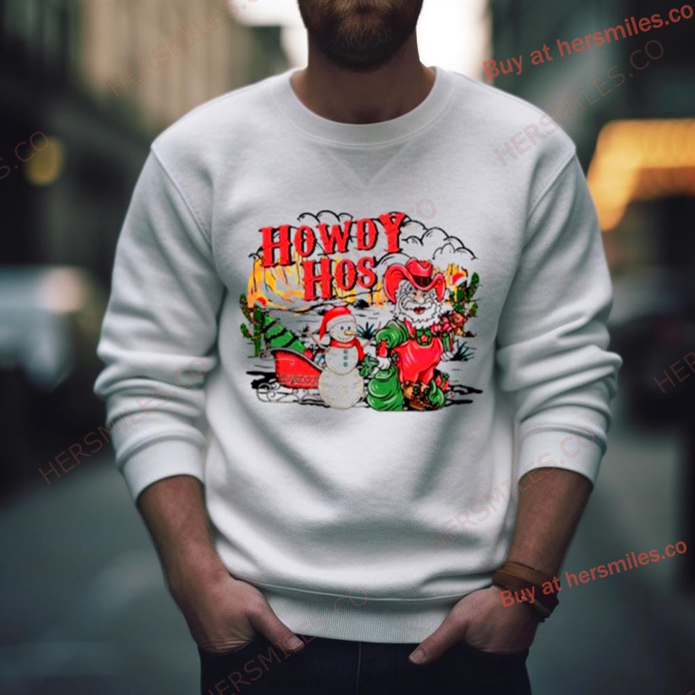 Howdy Hos Santa Snowman Shirt