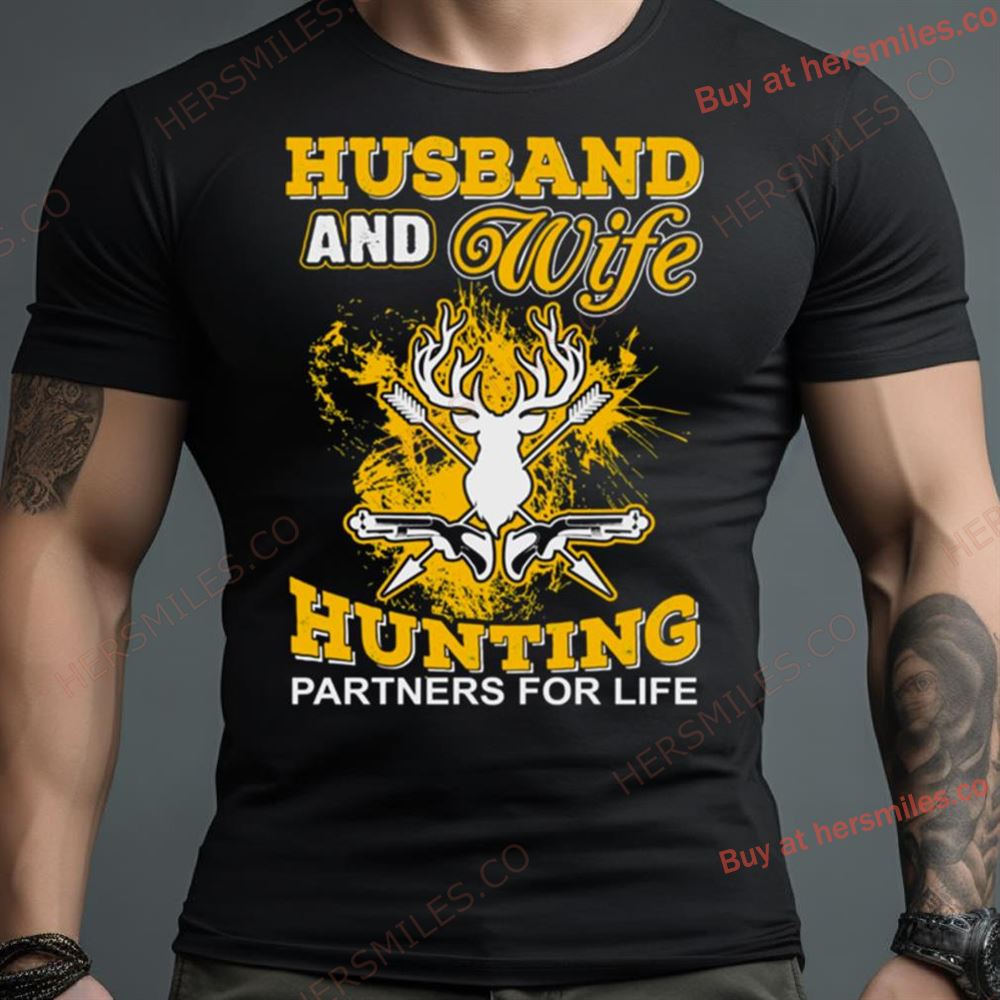 Husband And Wife Hunting Partners For Life Shirt