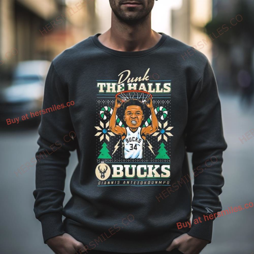 Item Of The Game Giannis Antetokounmpo Milwaukee Bucks Christmas Ugly Sweater Sweatshirt