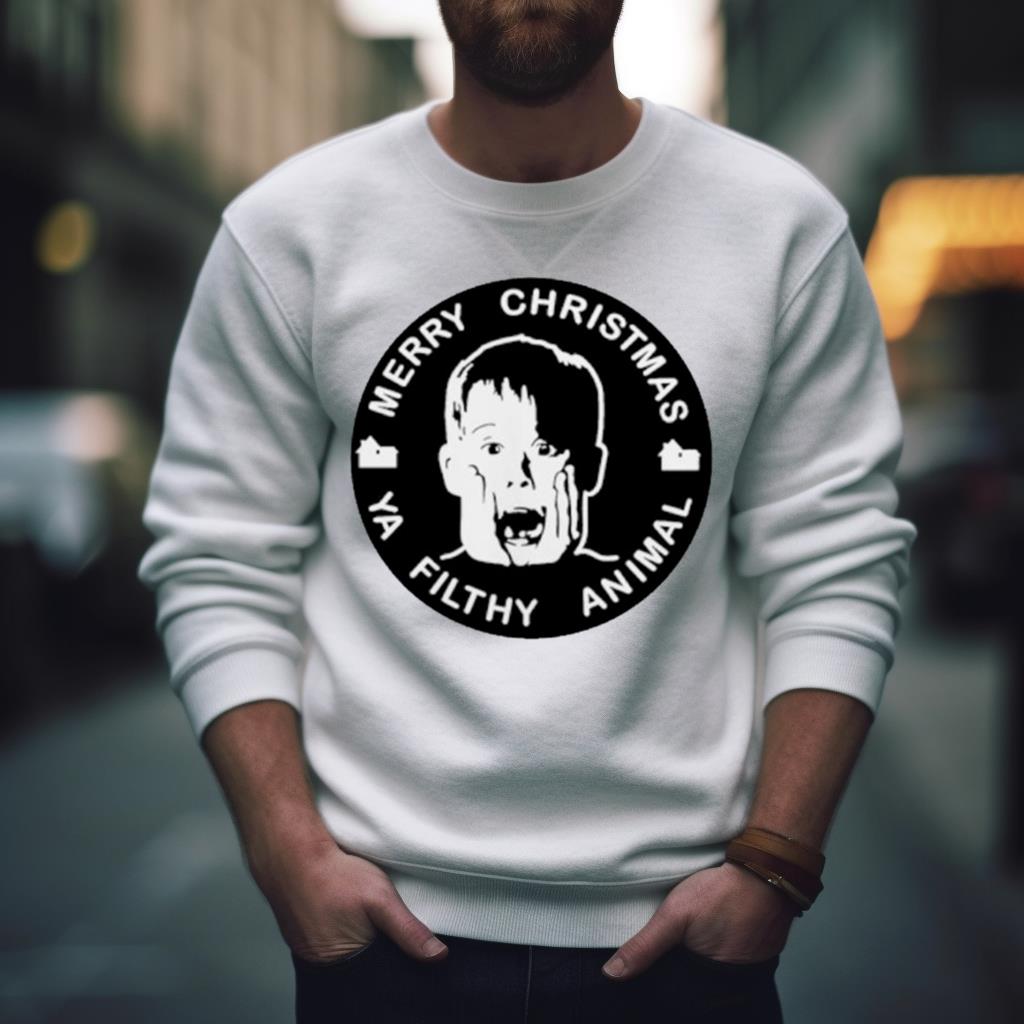 Kevin Mccallister Merry Christmas Ya Filthy Animal Xmas Movie Shirt
