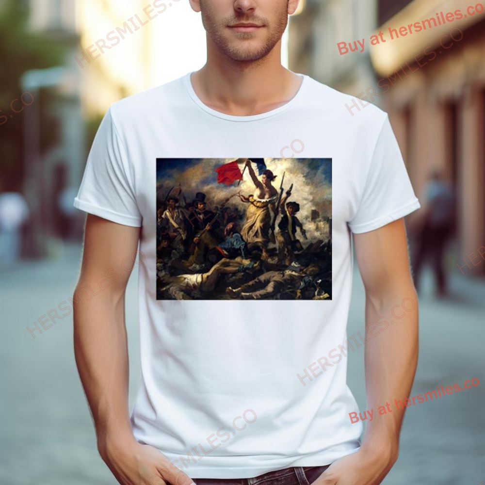 Liberty Leading The People By Eugène Delacroix Shirt