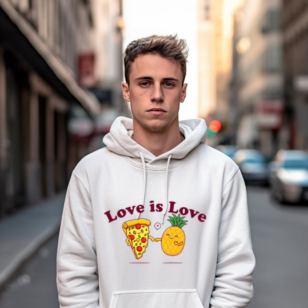 Love Is Love Pineapple On Pizza Shirt Love Is Love Pineapple On Pizza Shirt