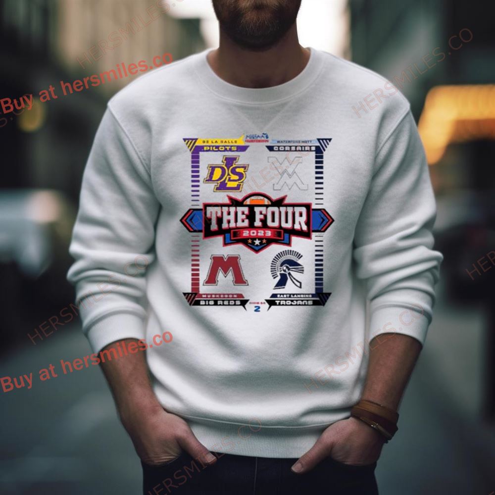 Mhsaa Championships The Four 2023 Division 2 Teams Shirt