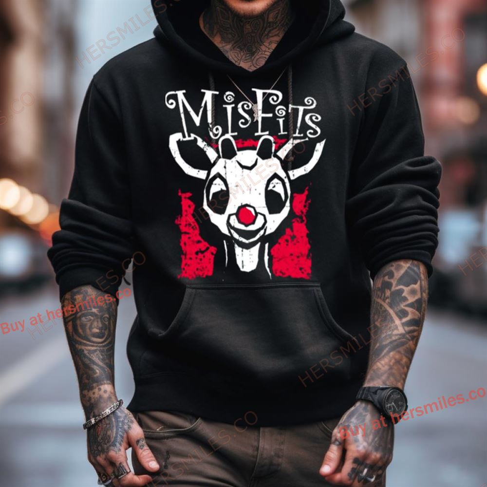 Misfits Of Christmas Town Rudolph The Red Nosed Reindeer Shirt Misfits Of Christmas Town Rudolph The Red Nosed Reindeer Shirt