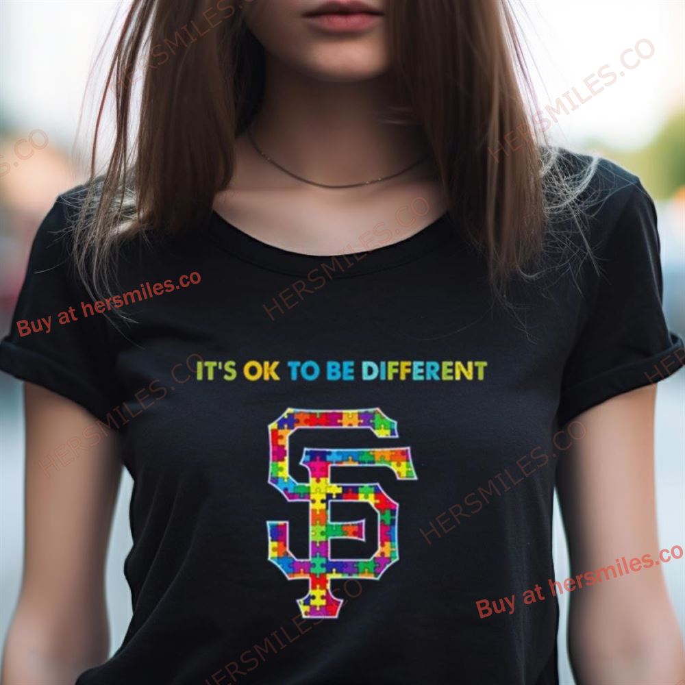 Mlb 2023 San Francisco Giants Autism It'S Ok To Be Different Shirt Mlb 2023 San Francisco Giants Autism It'S Ok To Be Different Shirt