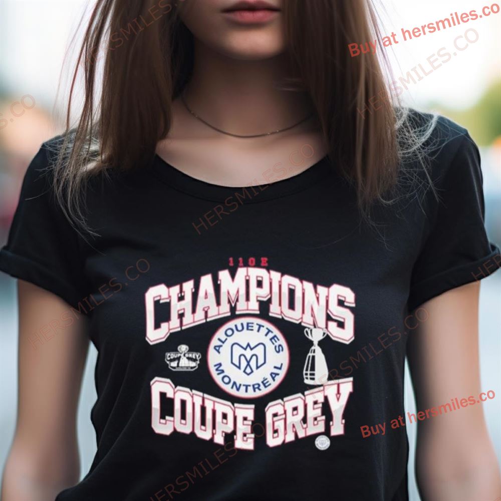 Montreal Alouettes 2023 Grey Cup Champions Logo Shirt Montreal Alouettes 2023 Grey Cup Champions Logo Shirt