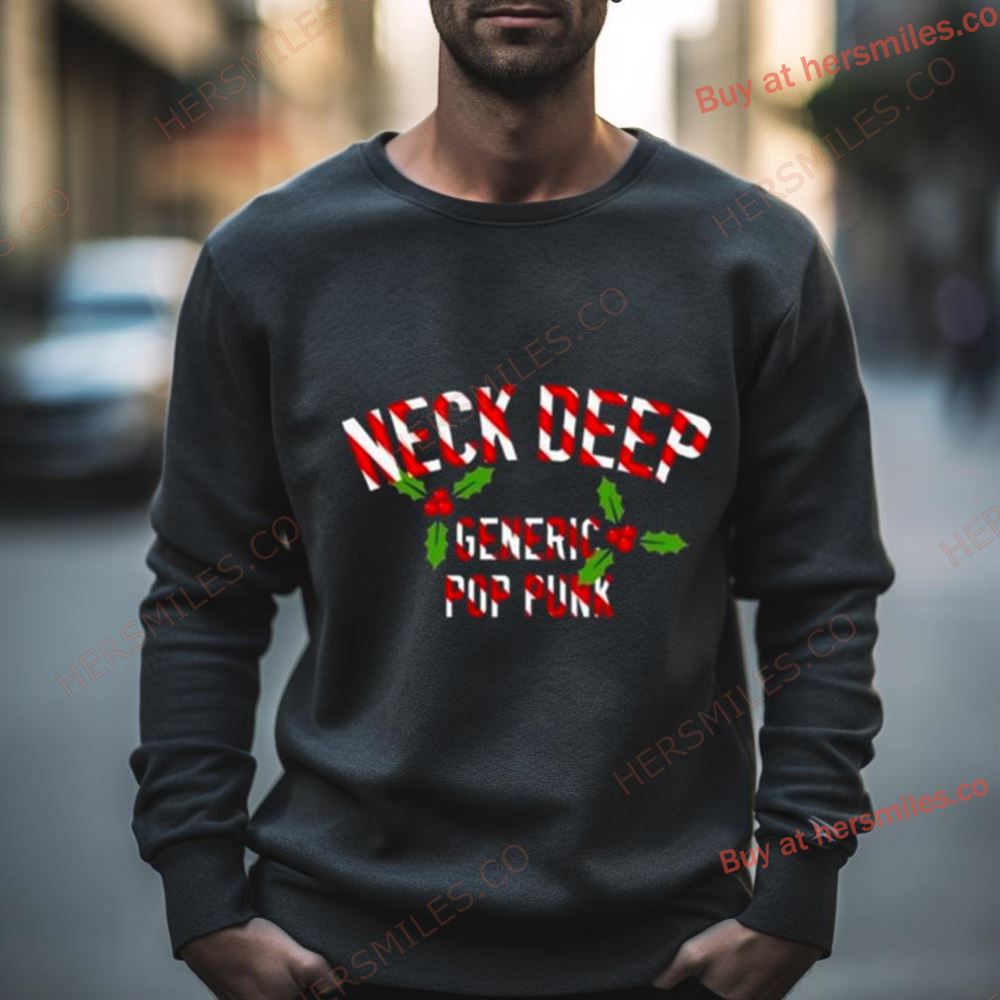 Neck Deep Generic Pop Punk Christmas 2023 Shirt