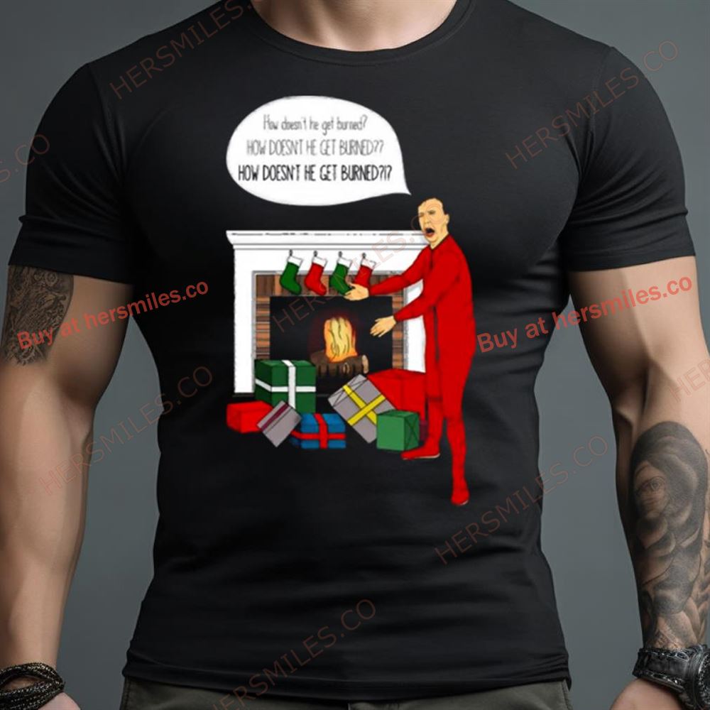 Nick Cage Christmas Freakout Shirt