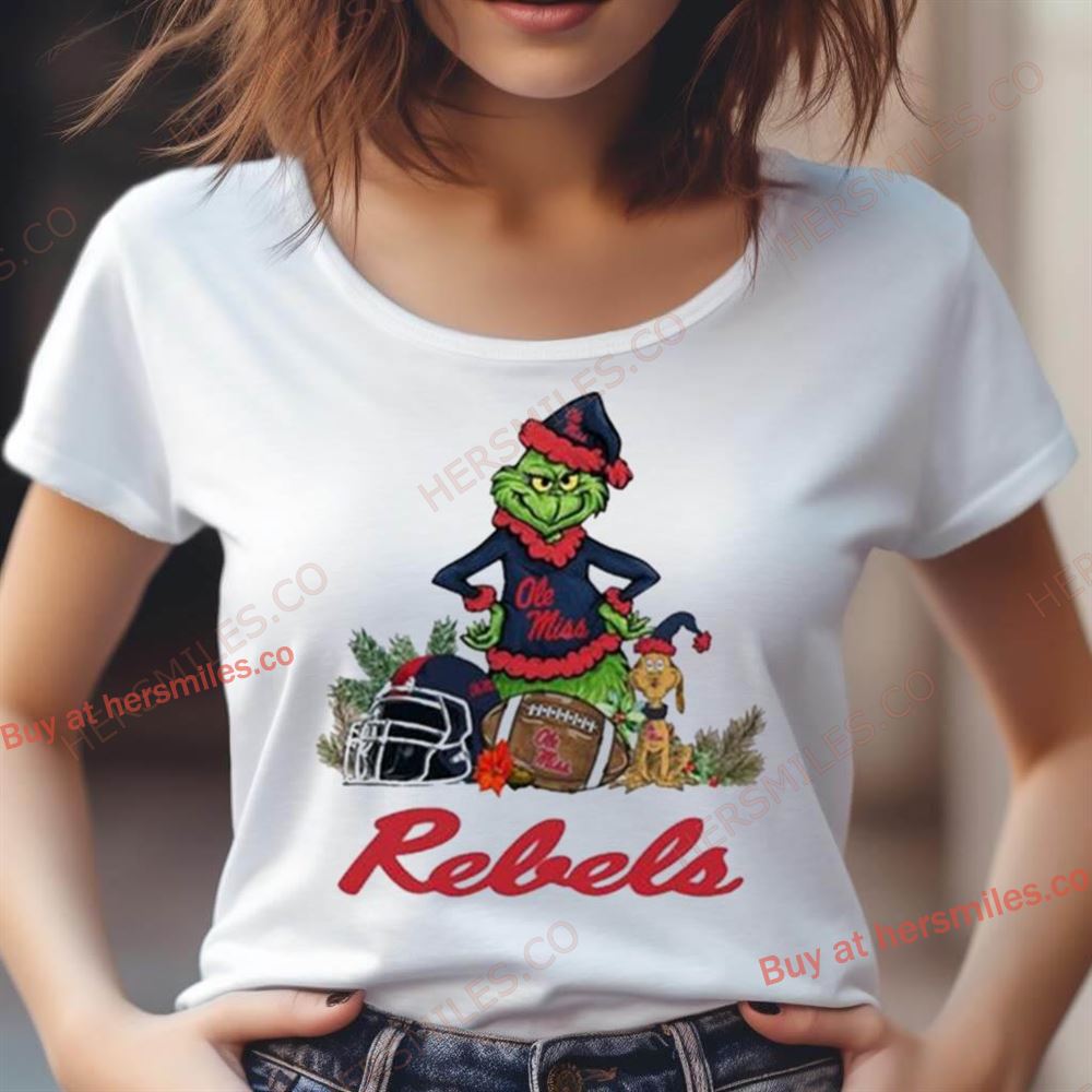 Ole Miss Rebels Grinch And Dog Christmas Shirt Ole Miss Rebels Grinch And Dog Christmas Shirt