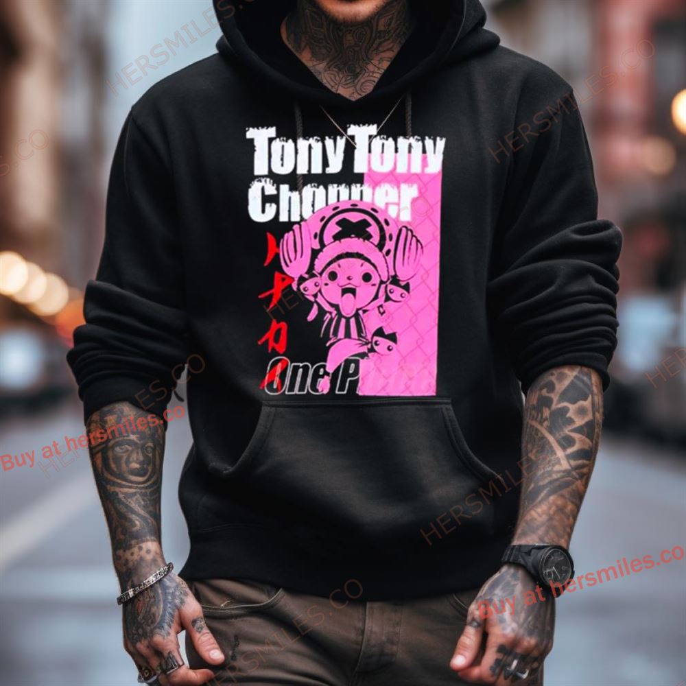 One Piece Chopper Tonal Name Double Sided Shirt One Piece Chopper Tonal Name Double Sided Shirt