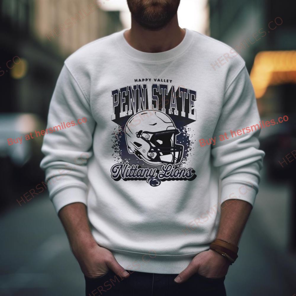 Penn State Nittany Lions Football Iso Helmet Happy Valley Shirt