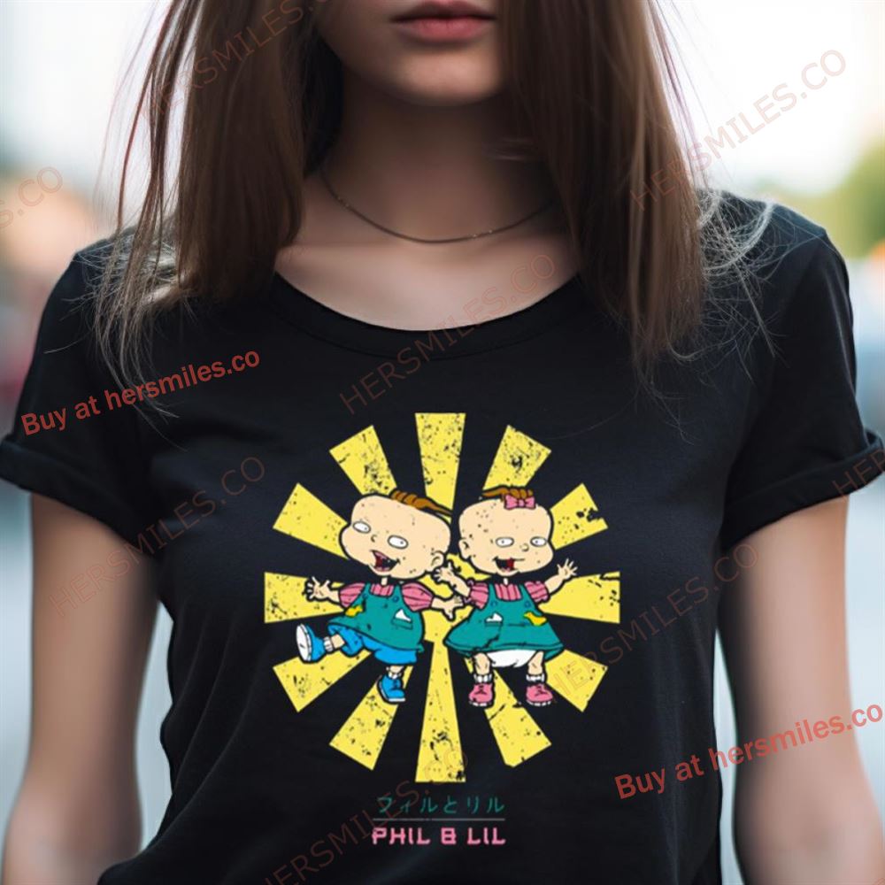 Phil And Lil Retro Japanese Rugrats Shirt Phil And Lil Retro Japanese Rugrats Shirt