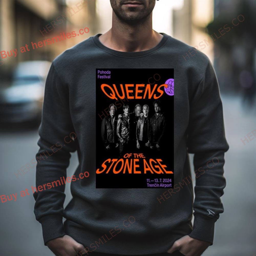 Queens Of The Stone Age Pohoda Festival Trenčín Airport 11 13 July 2024 Poster Shirt