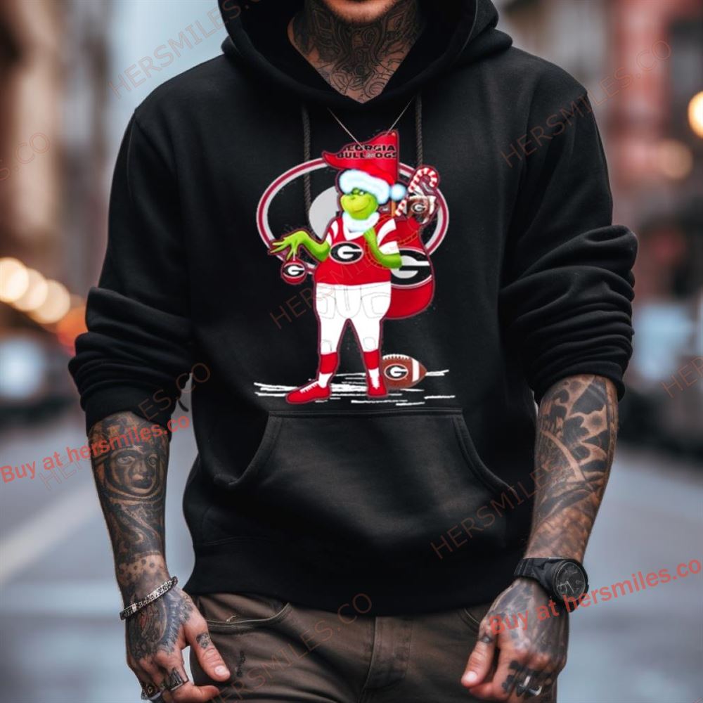 Santa Grinch Georgia Bulldogs Gift Christmas Shirt Santa Grinch Georgia Bulldogs Gift Christmas Shirt
