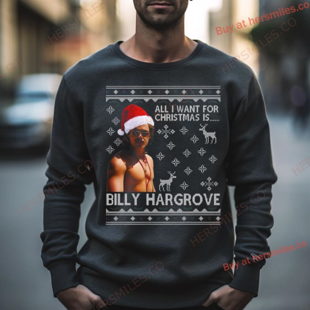 Stranger Things Billy Hargrove Christmas Wish Shirt