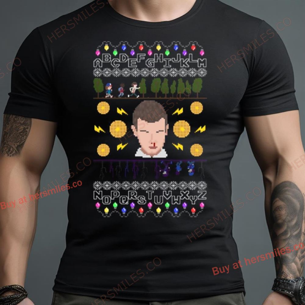 Stranger Things Christmas Eleven Power Shirt