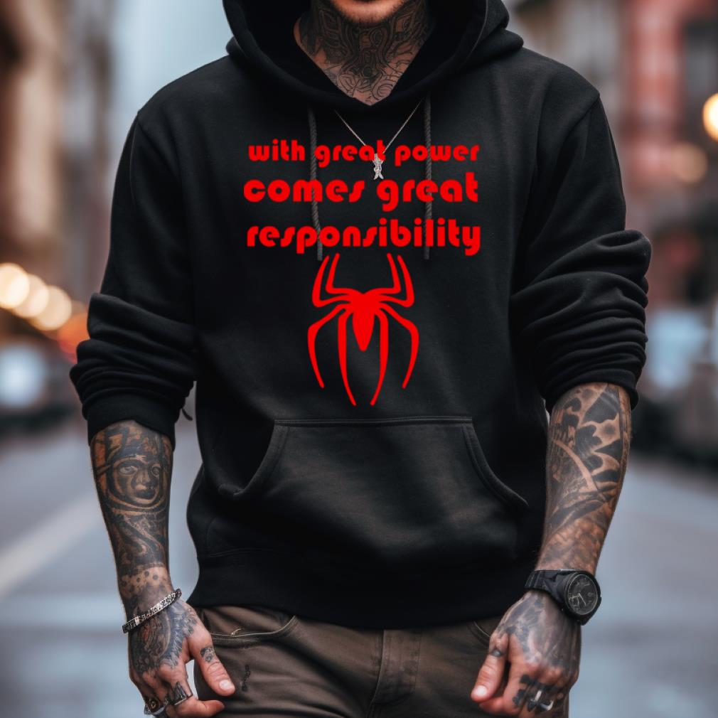 Super Villain Comic Great Powers Comes Great Responsibility Shirt Super Villain Comic Great Powers Comes Great Responsibility Shirt