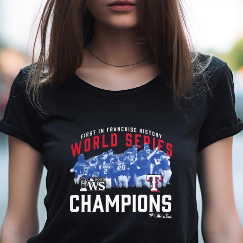 Texas Rangers 2023 World Series Champions First In Franchise History Photo Shirt Texas Rangers 2023 World Series Champions First In Franchise History Photo Shirt