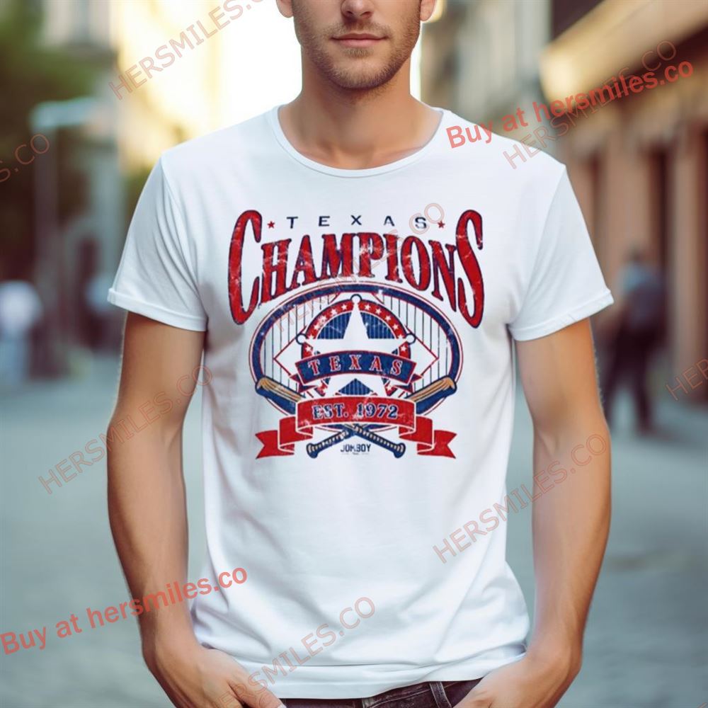 Texas Rangers Champions Long Time Comin’ Est 1972 Shirt