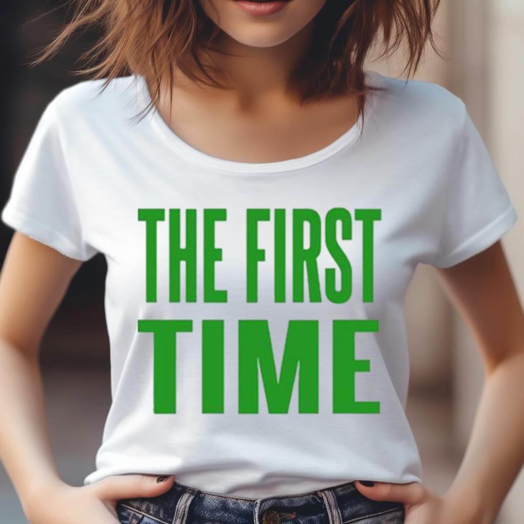 The First Time Logo Block Shirt The First Time Logo Block Shirt