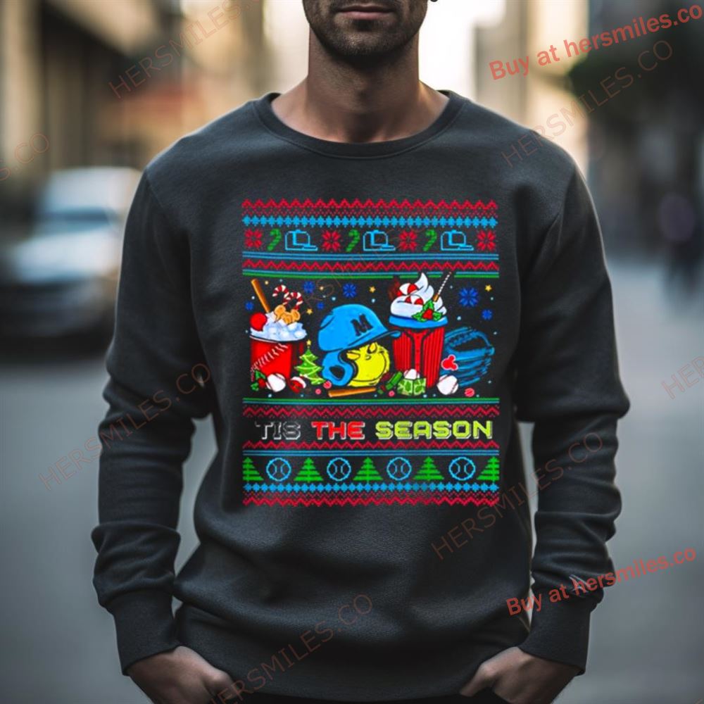 The Grinch Miami Marlins Tis The Damn Season Ugly Christmas Shirt