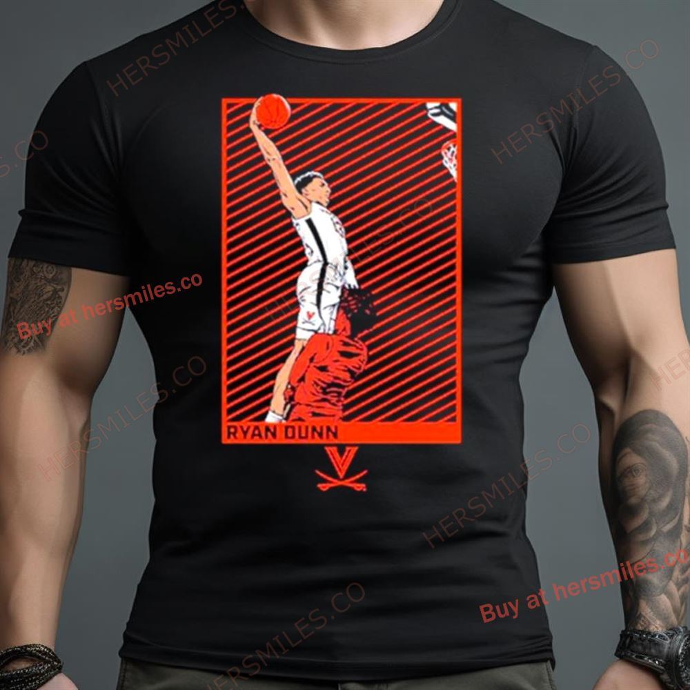 Uva Basketball Ryan Dunn Poster Dunk Shirt
