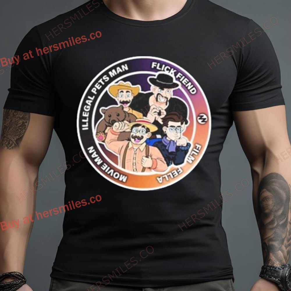 2024 Movie Man And Co Illegal Pets Man Flick Fiend Shirt