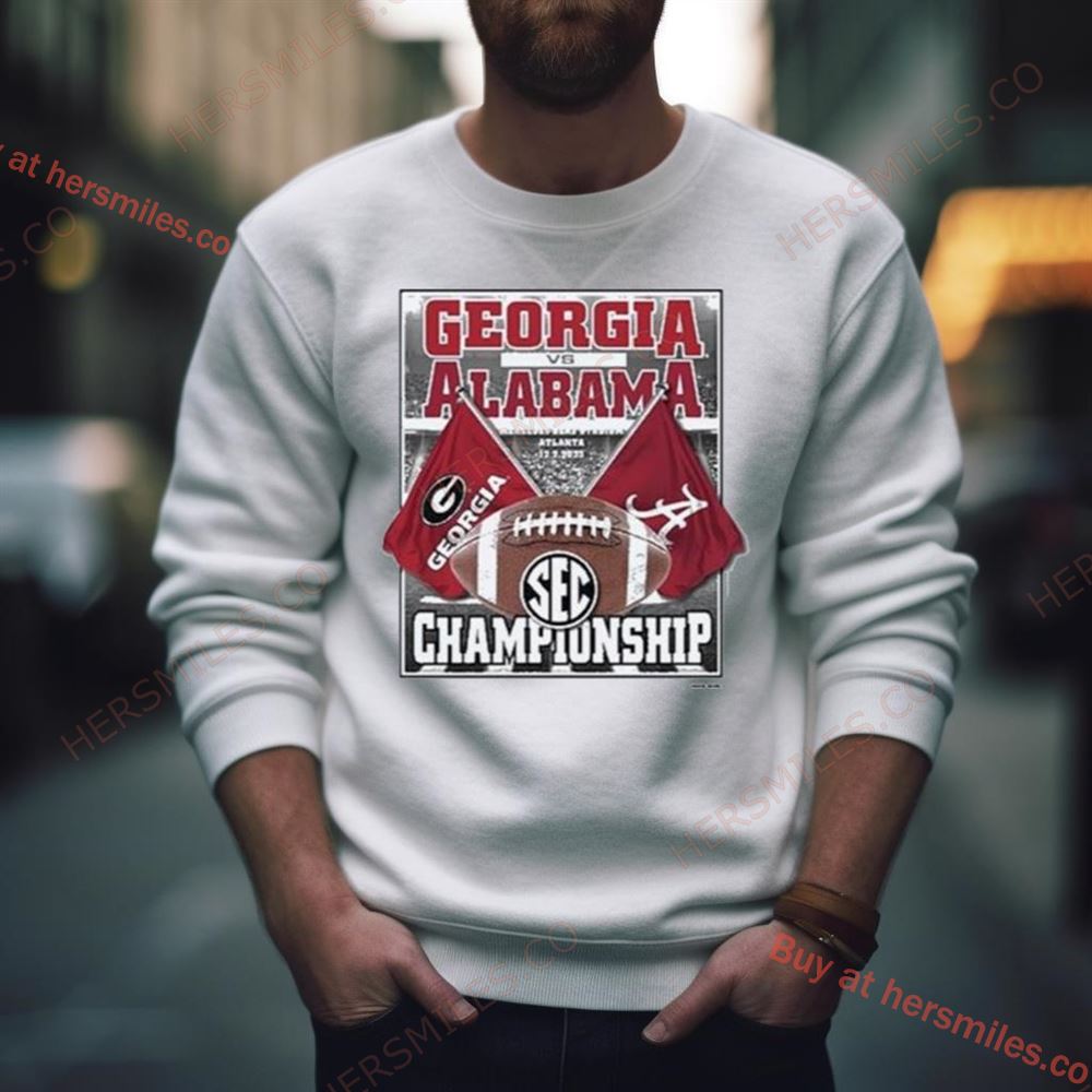 Alabama Vs Georgia 2023 Sec Football Championship Shirt