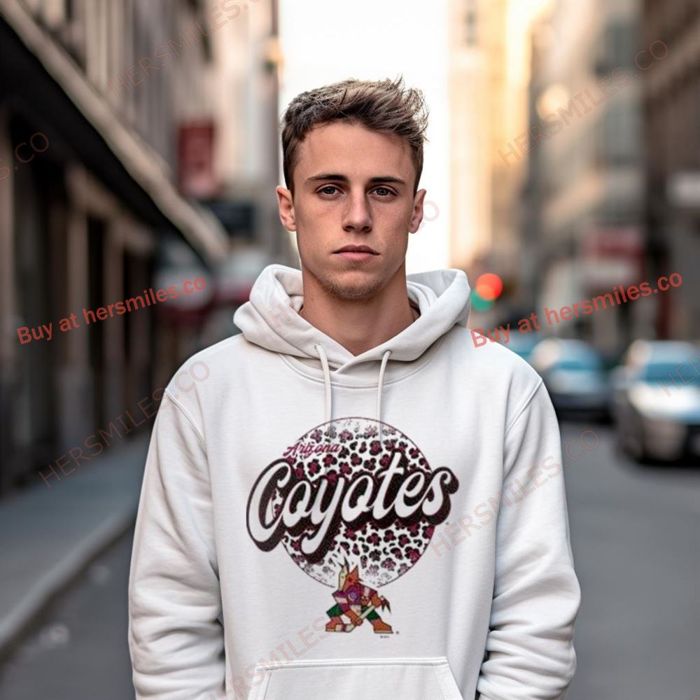 Arizona Coyotes Nhl Personalized Leopard Print Logo Shirt Arizona Coyotes Nhl Personalized Leopard Print Logo Shirt