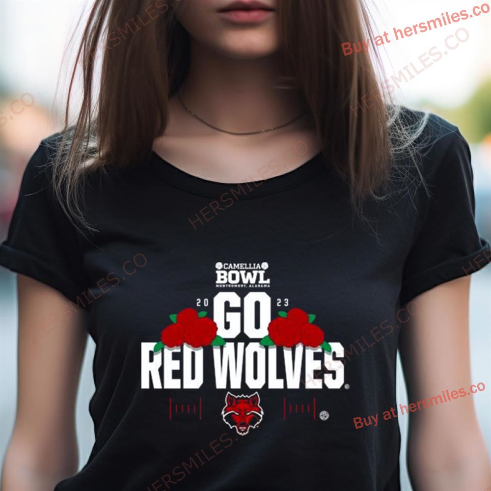 Arkansas State Red Wolverhampton 2023 Camellia Bowl Go Red Wolves Shirt Arkansas State Red Wolverhampton 2023 Camellia Bowl Go Red Wolves Shirt