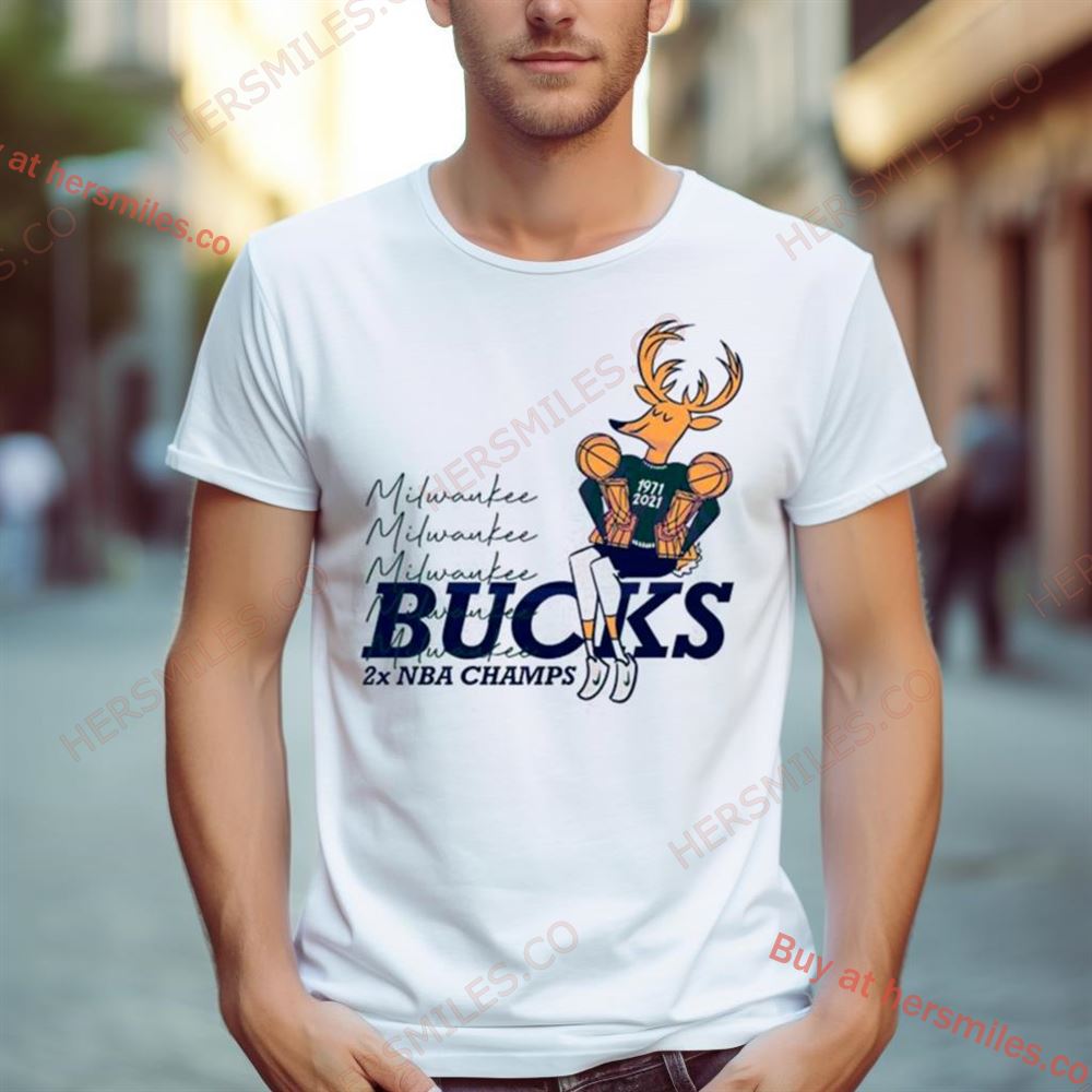 Bango Milwaukee Bucks 2X Nba Champs Vintage Shirt