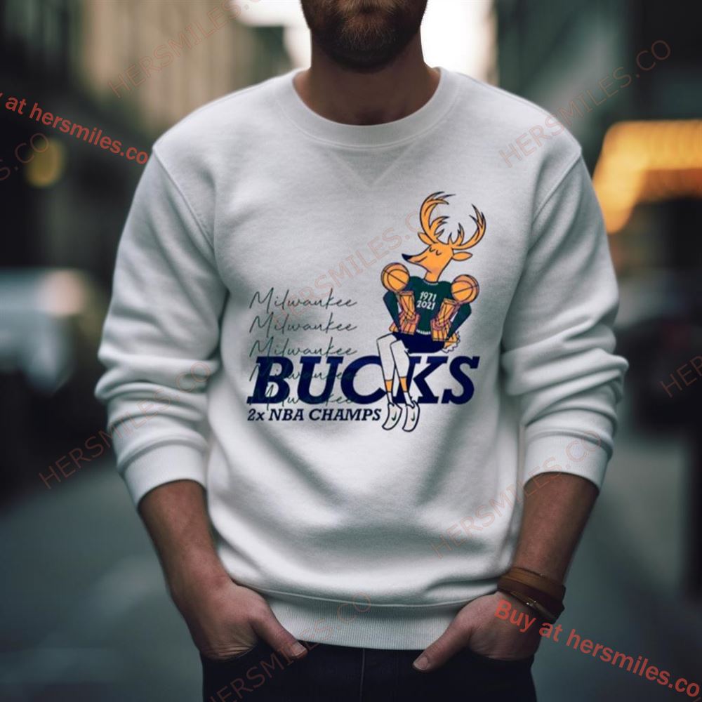 Bango Milwaukee Bucks 2X Nba Champs Vintage Shirt