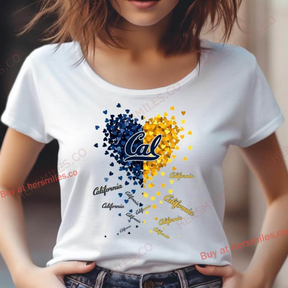 California Golden Bears Tiny Heart Shape 2023 Shirt California Golden Bears Tiny Heart Shape 2023 Shirt