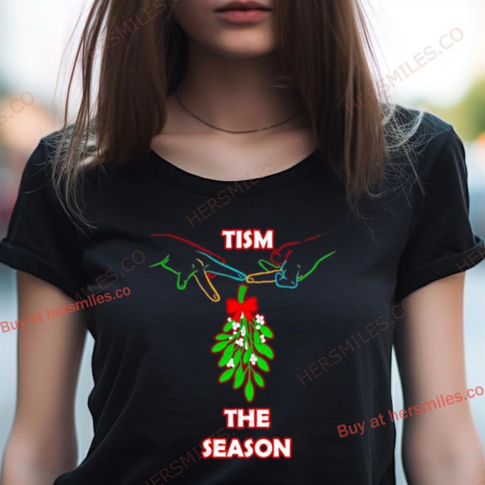 Christmas Mistletoe Tism The Season Shirt Christmas Mistletoe Tism The Season Shirt