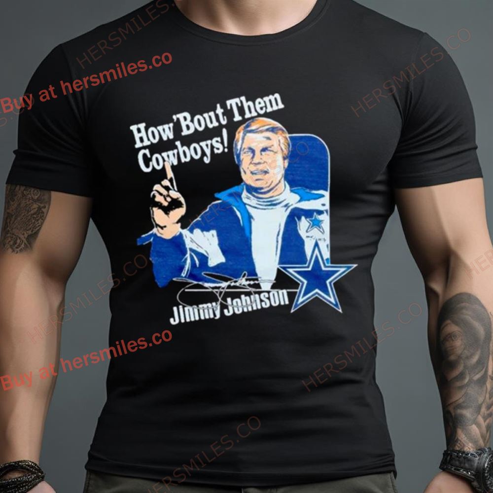 Cowboys Jimmy Johnson Signature Shirt