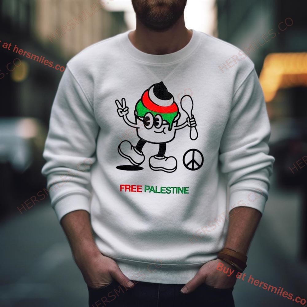Cream Free Palestine Shirt