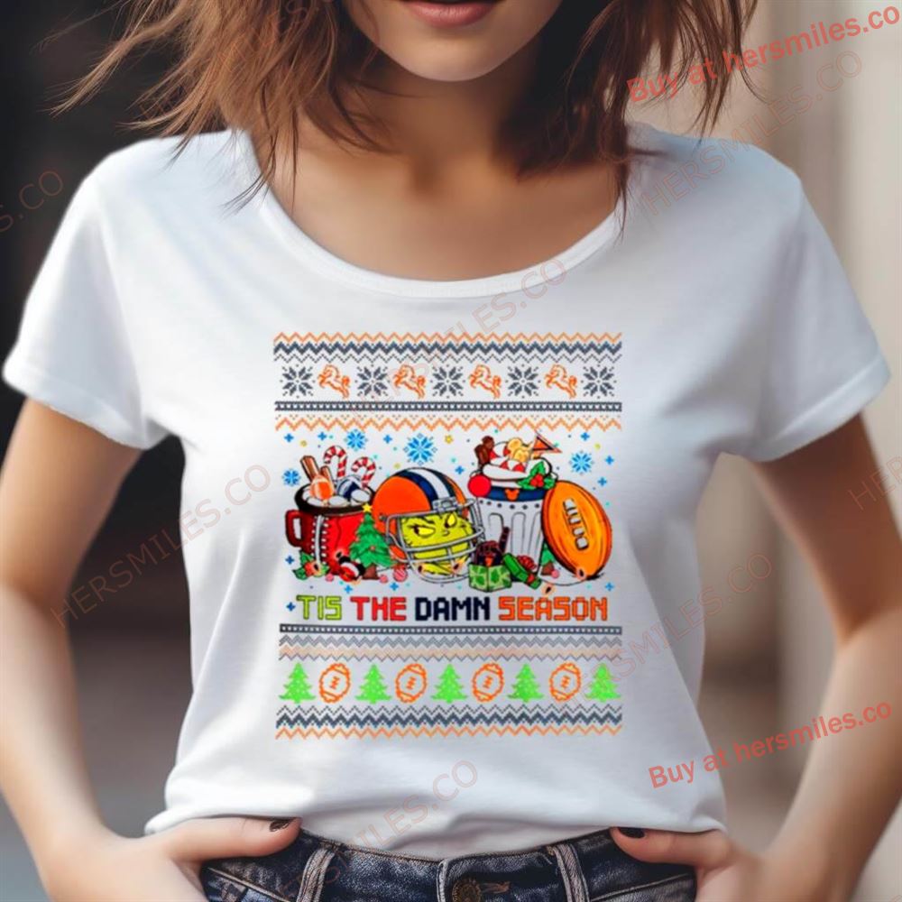 Denver Broncos Grinch Tis The Season Ugly Christmas Shirt Denver Broncos Grinch Tis The Season Ugly Christmas Shirt