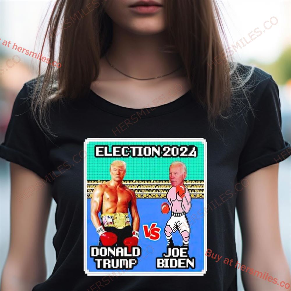 Donal Trump Vs Joe Biden Election 2024 Game Shirt Donal Trump Vs Joe Biden Election 2024 Game Shirt