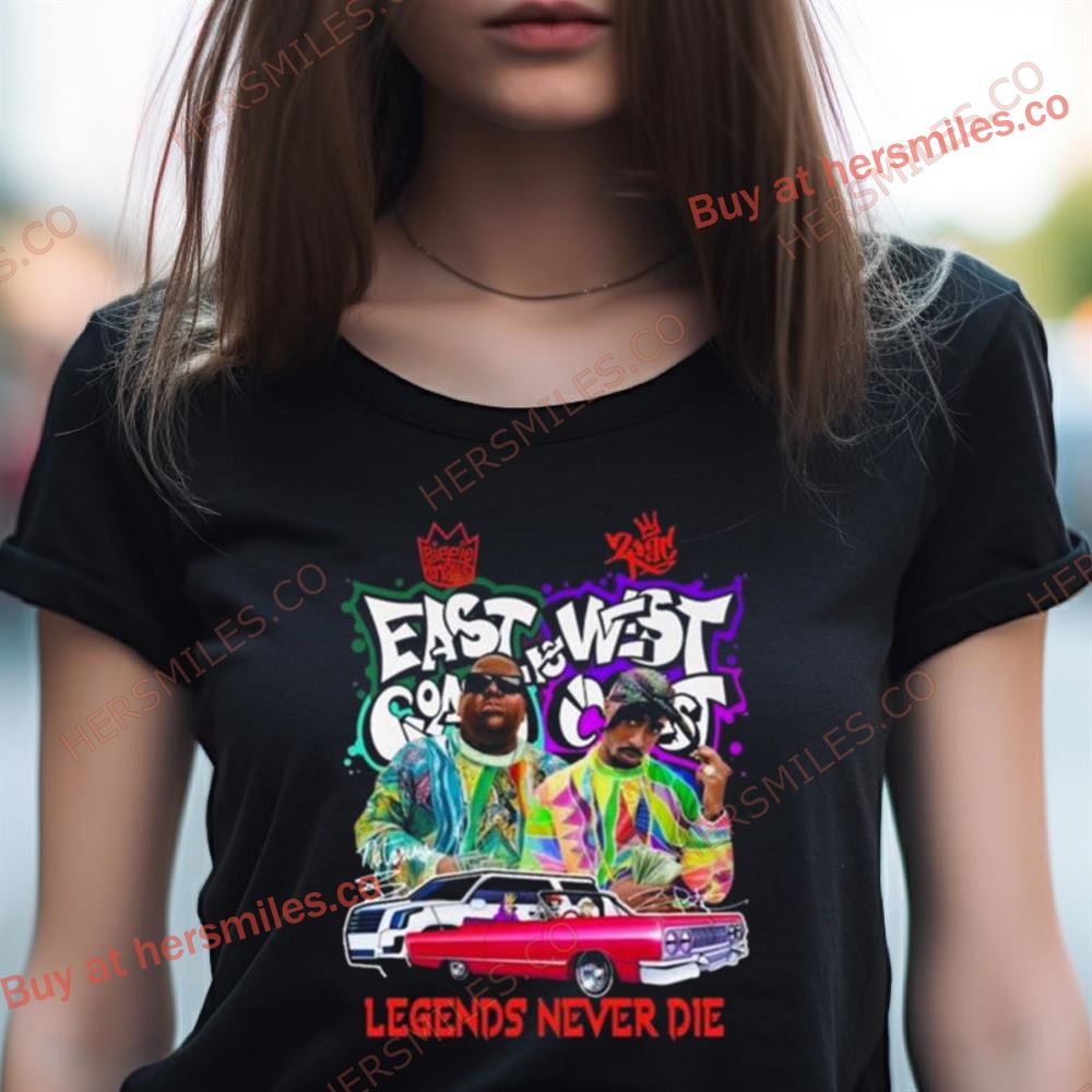 East Coast And West Coast Hip Hop Legend Never Die Signatures Shirt East Coast And West Coast Hip Hop Legend Never Die Signatures Shirt